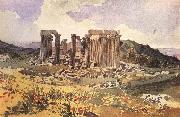 Karl Briullov The Temple of Apollo Epkourios at Phigalia USA oil painting artist